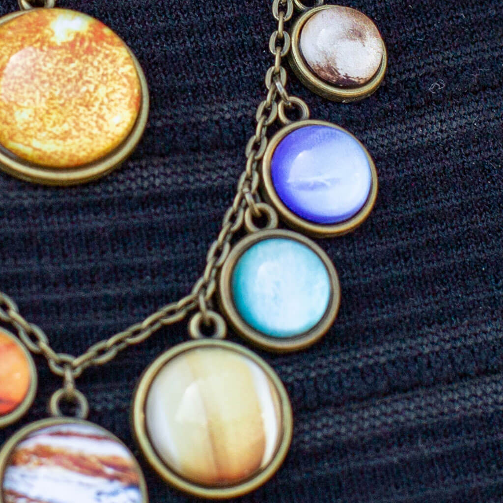 Solar System Necklace Princess Awesome & Boy Wonder