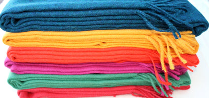 Solid Color Alpaca Throw Purely Alpaca