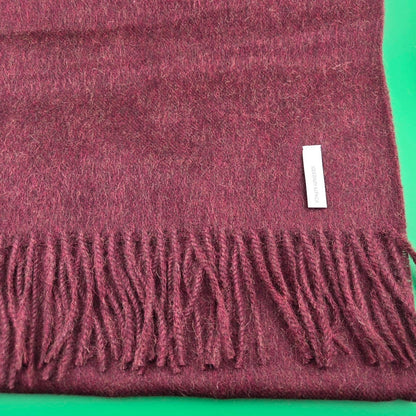 Solid Weave Brushed Alpaca Scarf Purely Alpaca