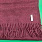 Solid Weave Brushed Alpaca Scarf Purely Alpaca