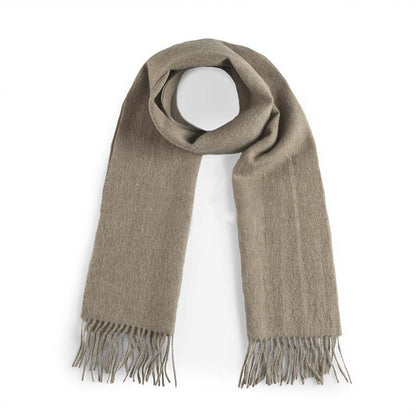 Solid Weave Brushed Alpaca Scarf Purely Alpaca