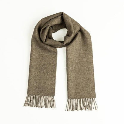 Solid Weave Brushed Alpaca Scarf Purely Alpaca