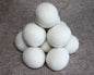 Solid White Wet Felted Alpaca Dryer Balls Purely Alpaca