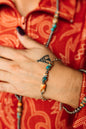 Spiny Oyster Turquoise Beaded Chain Bracelet Wild Junkie