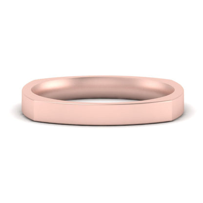 Square Comfort Fit Mens Wedding Band Fascinating Diamonds