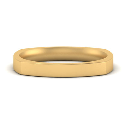 Square Comfort Fit Mens Wedding Band Fascinating Diamonds