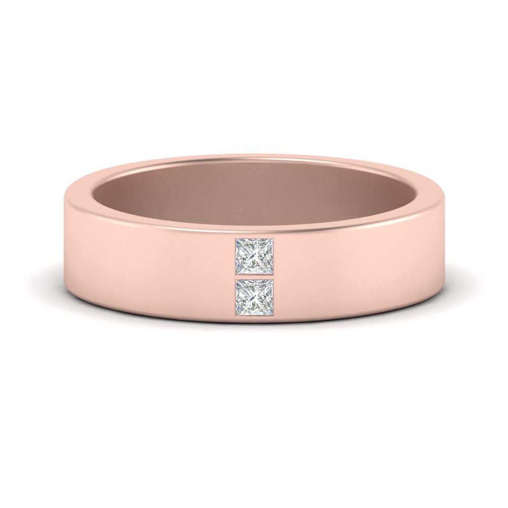 Square Diamond Mens Band Fascinating Diamonds