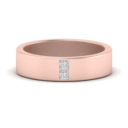 Square Diamond Mens Band Fascinating Diamonds