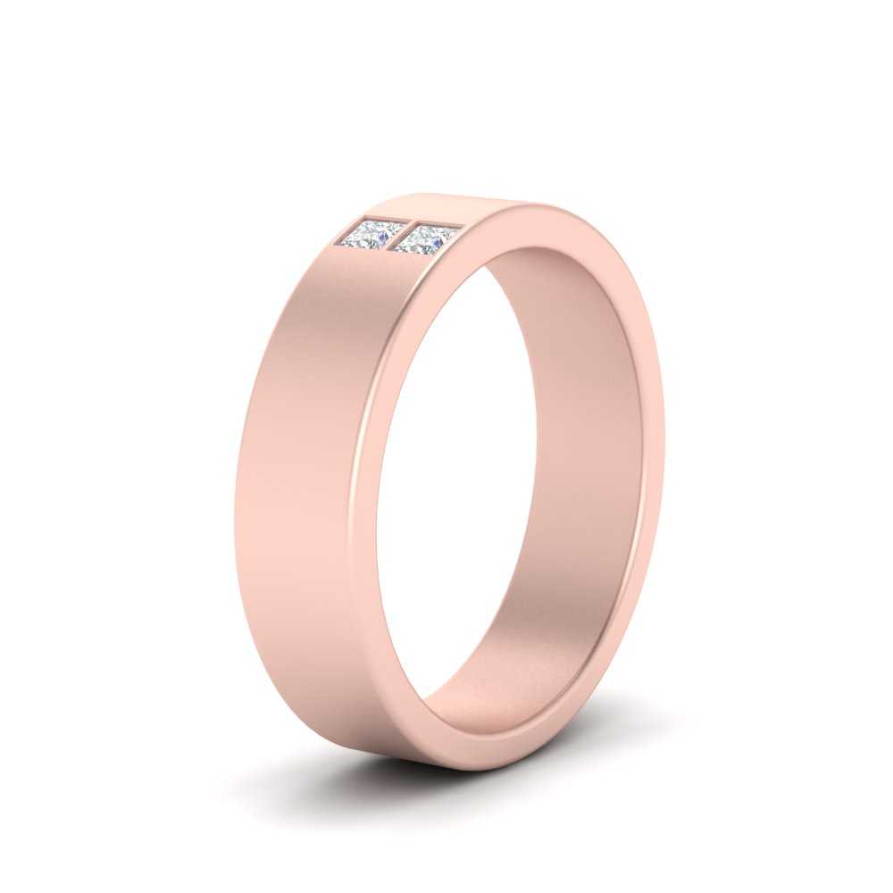 Square Diamond Mens Band Fascinating Diamonds