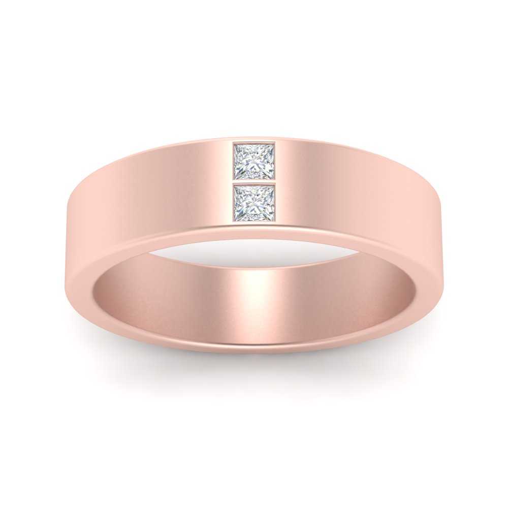 Square Diamond Mens Band Fascinating Diamonds