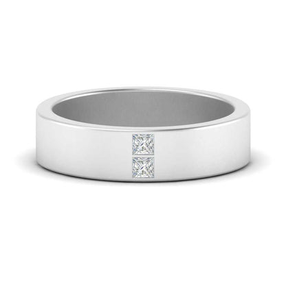Square Diamond Mens Band Fascinating Diamonds