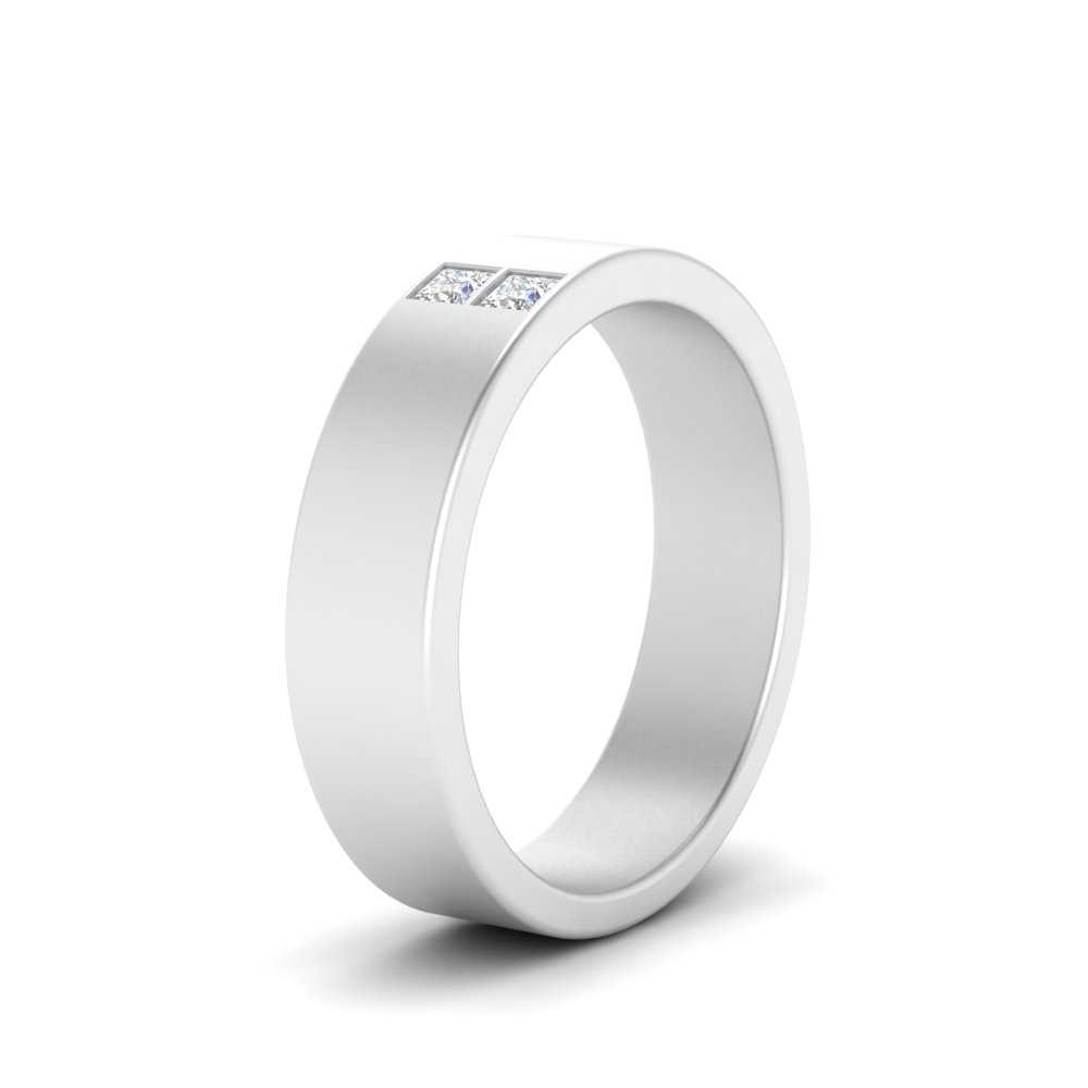 Square Diamond Mens Band Fascinating Diamonds