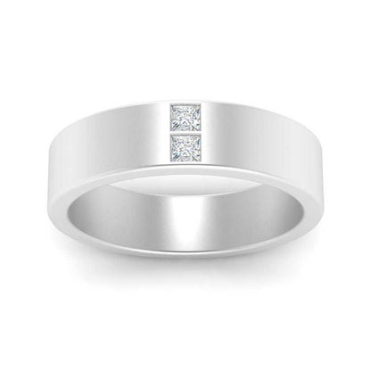 Square Diamond Mens Band Fascinating Diamonds
