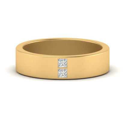 Square Diamond Mens Band Fascinating Diamonds
