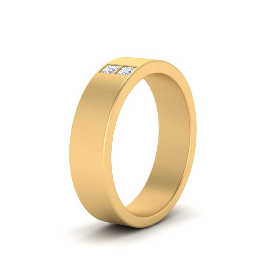 Square Diamond Mens Band Fascinating Diamonds