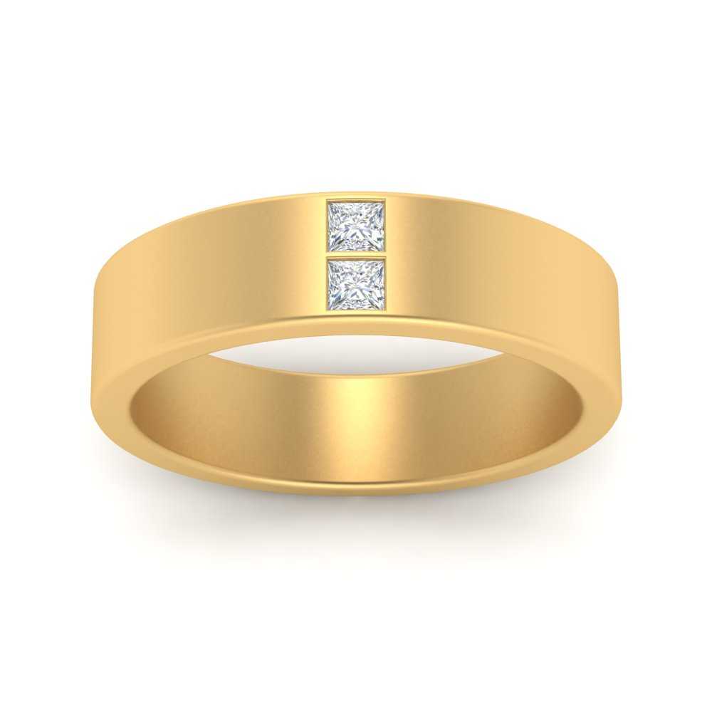 Square Diamond Mens Band Fascinating Diamonds