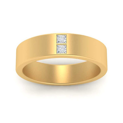 Square Diamond Mens Band Fascinating Diamonds