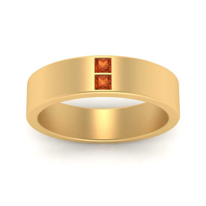 Square Diamond Mens Band Fascinating Diamonds