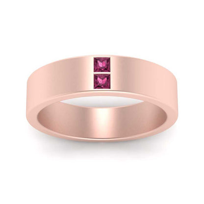 Square Diamond Mens Band Fascinating Diamonds