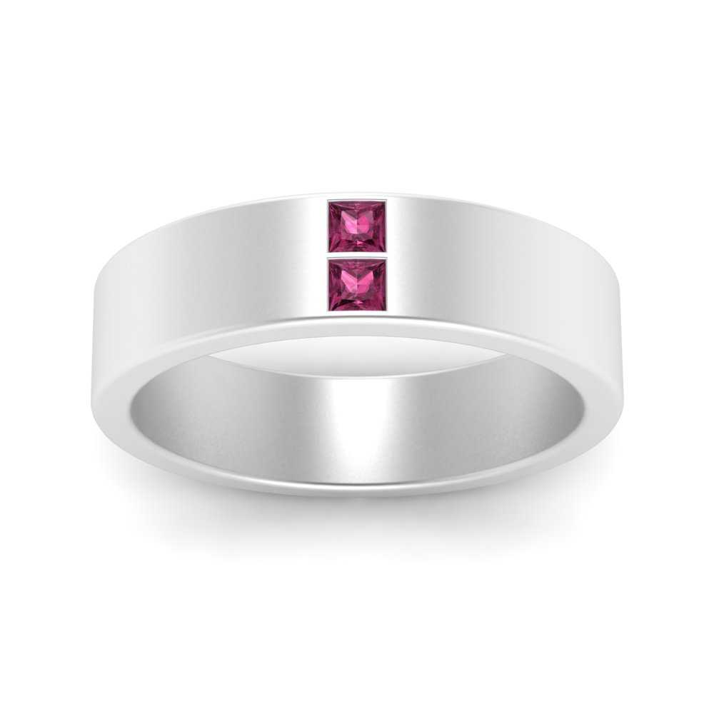 Square Diamond Mens Band Fascinating Diamonds