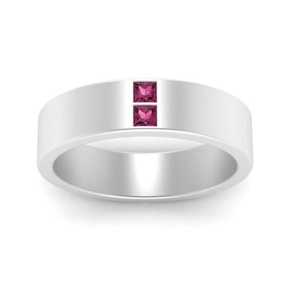Square Diamond Mens Band Fascinating Diamonds