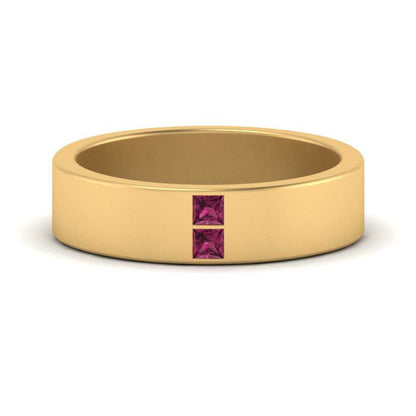 Square Diamond Mens Band Fascinating Diamonds