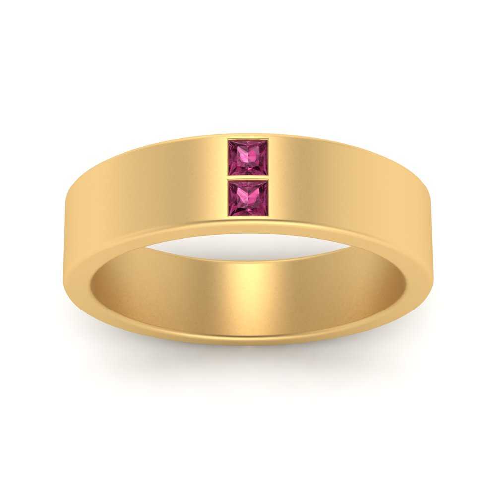 Square Diamond Mens Band Fascinating Diamonds