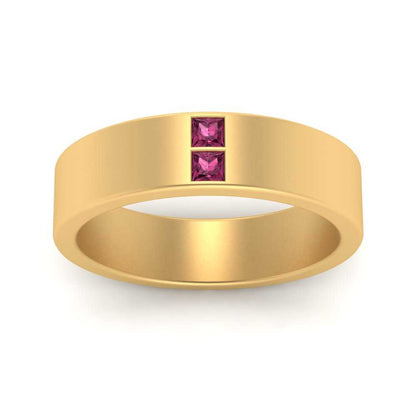 Square Diamond Mens Band Fascinating Diamonds