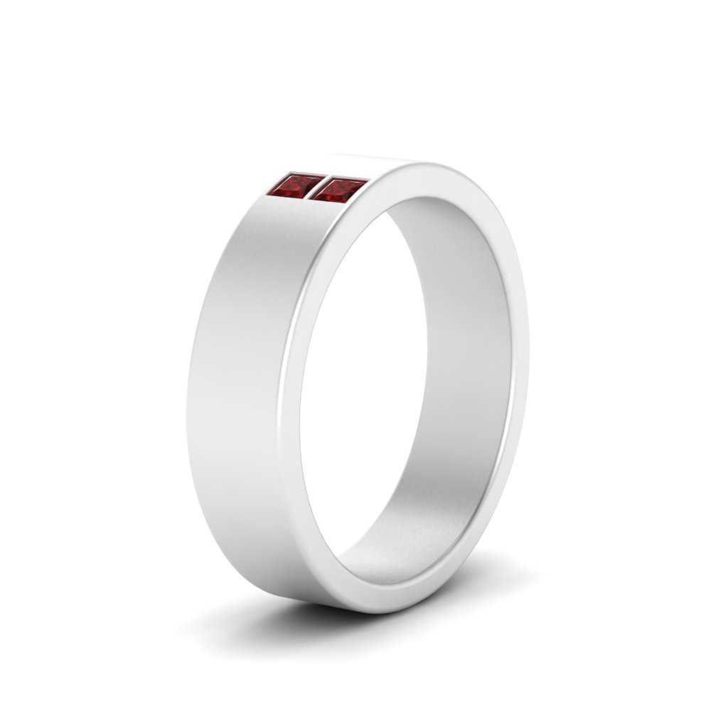 Square Diamond Mens Band Fascinating Diamonds