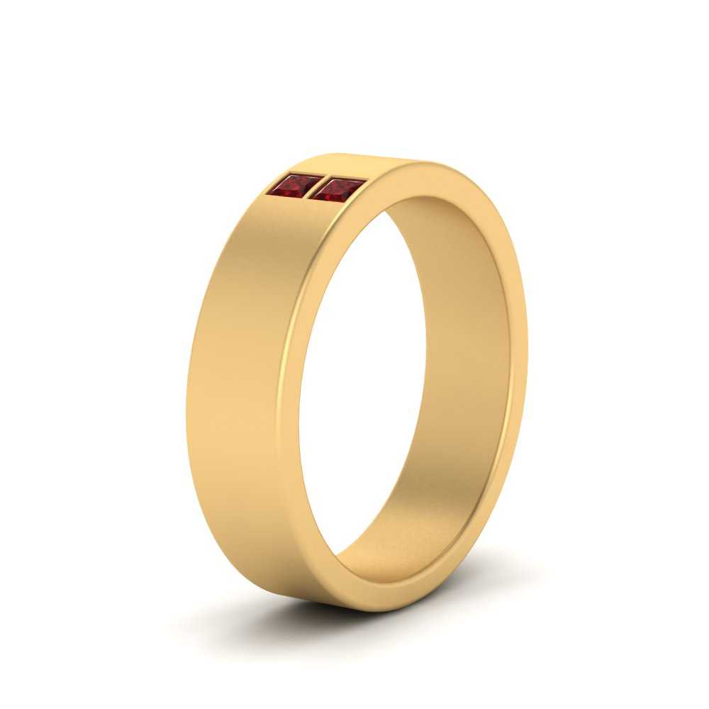 Square Diamond Mens Band Fascinating Diamonds