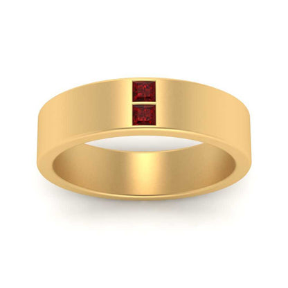 Square Diamond Mens Band Fascinating Diamonds