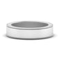 Flat Milgrain Mens Wedding Band Fascinating Diamonds