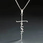 Stainless Steel Faith Word Church Prayer Religious Pendant Necklace DailySale