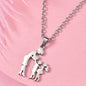 Stainless Steel Heartfelt Mother-Daughter-Son Necklace