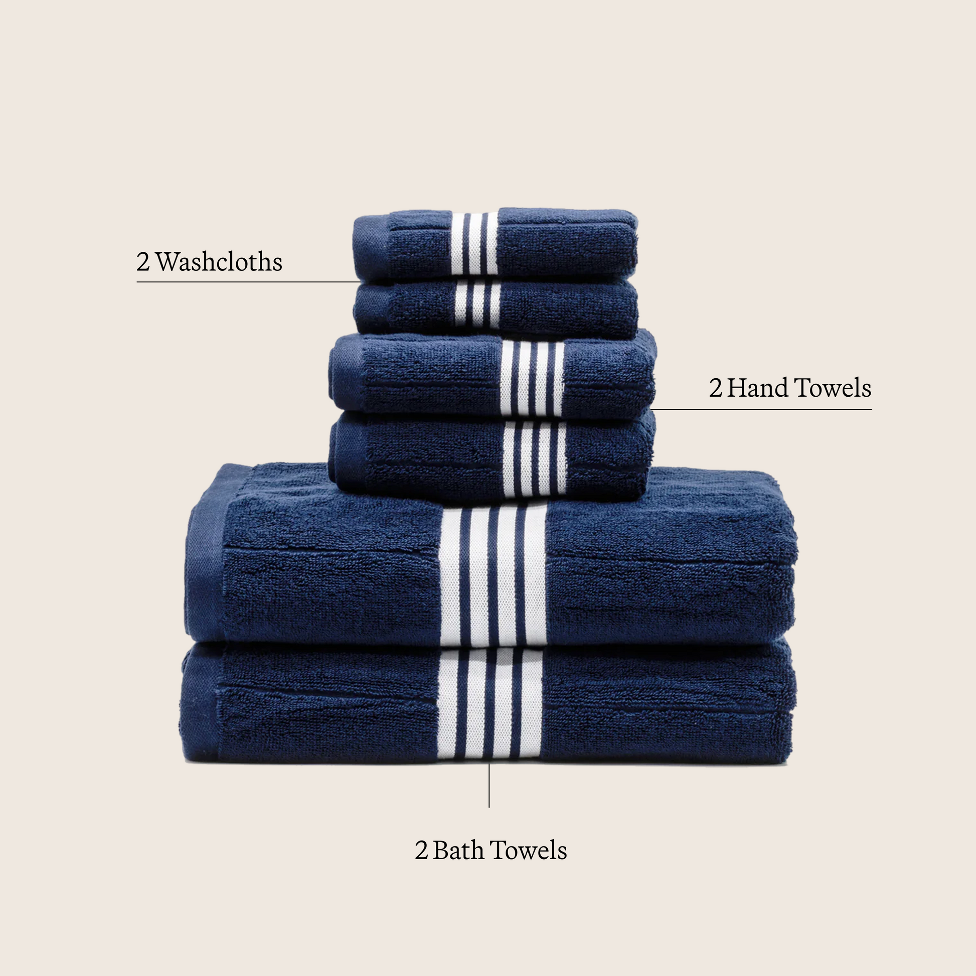 Nautilus Towels Italic