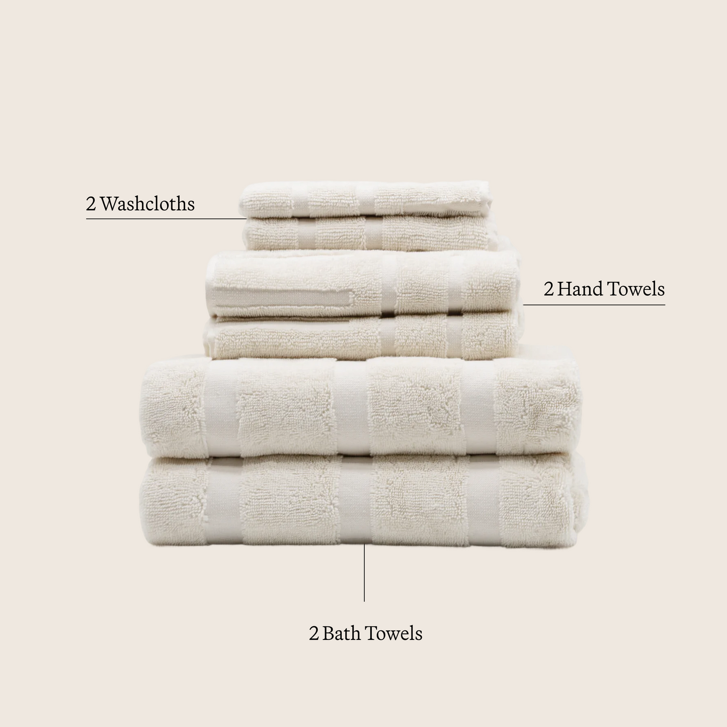 Capri Towels Italic