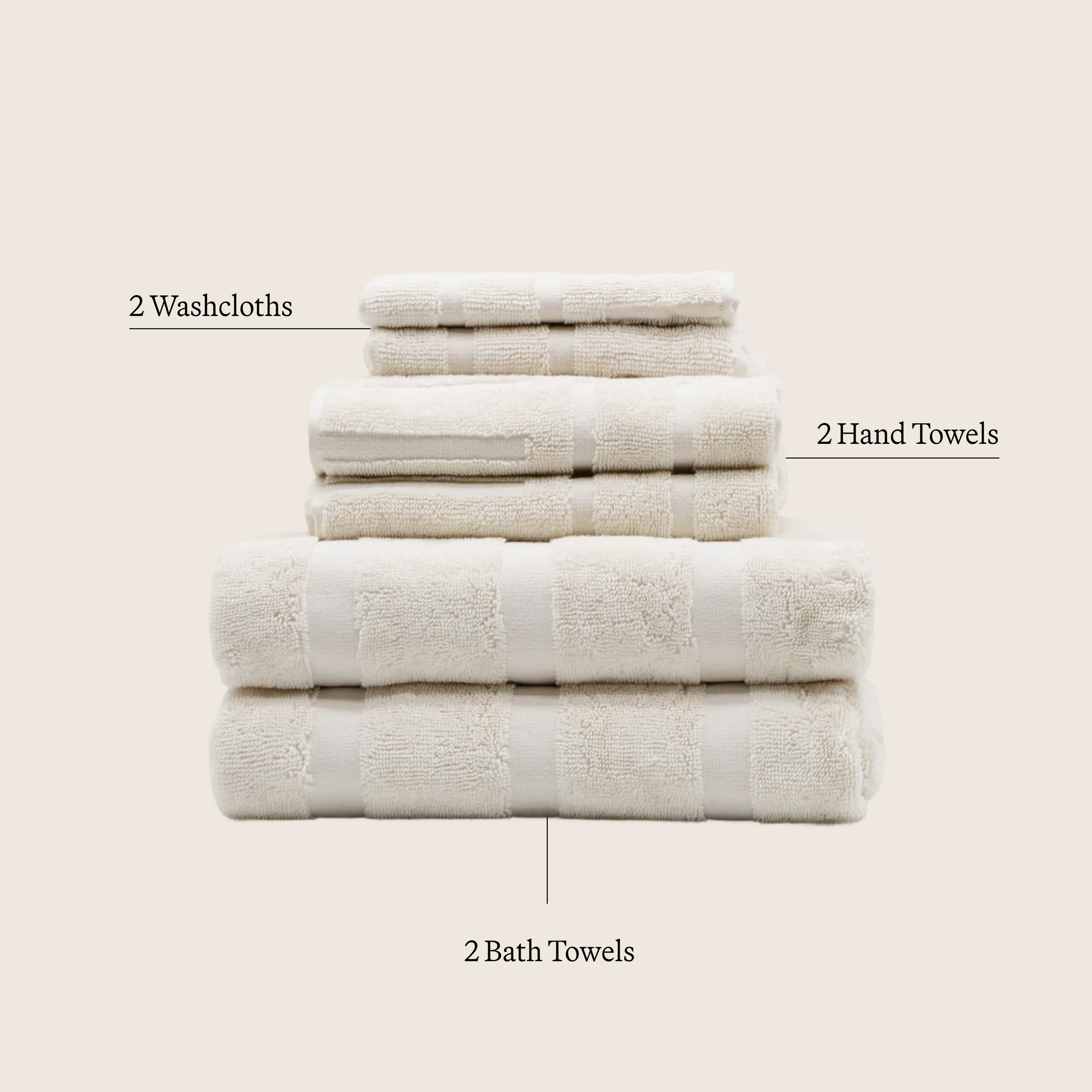 Capri Towels Italic