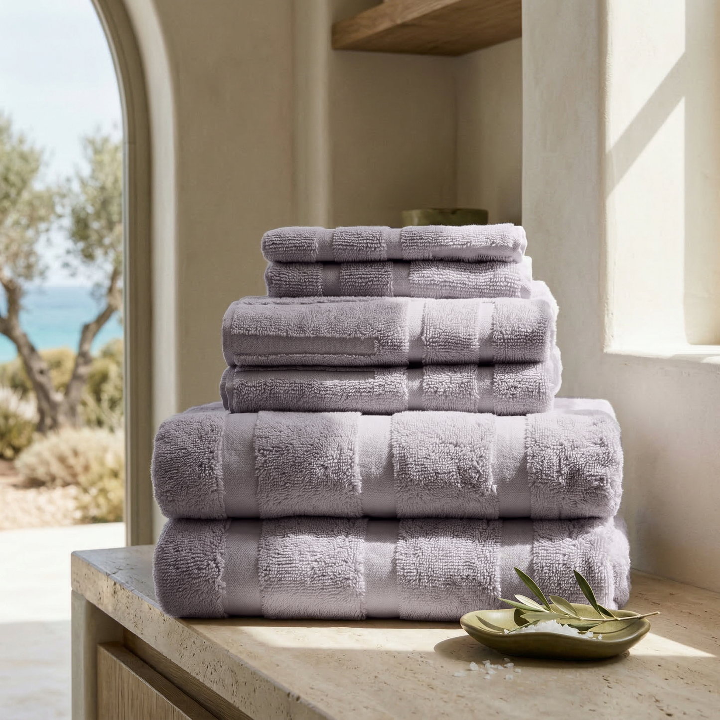 Capri Towels Italic