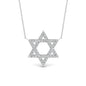 Star Of David Delicate Diamond Pendant Fascinating Diamonds