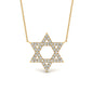 Star Of David Delicate Diamond Pendant Fascinating Diamonds