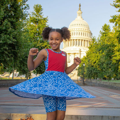 Star-Spangled Shorts with Pockets Princess Awesome & Boy Wonder