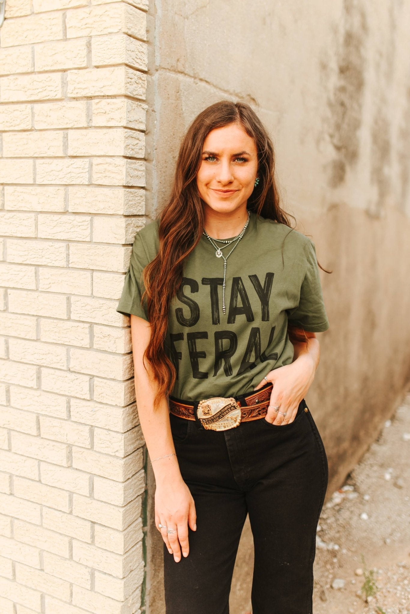 Stay Feral Graphic Tee Wild Junkie