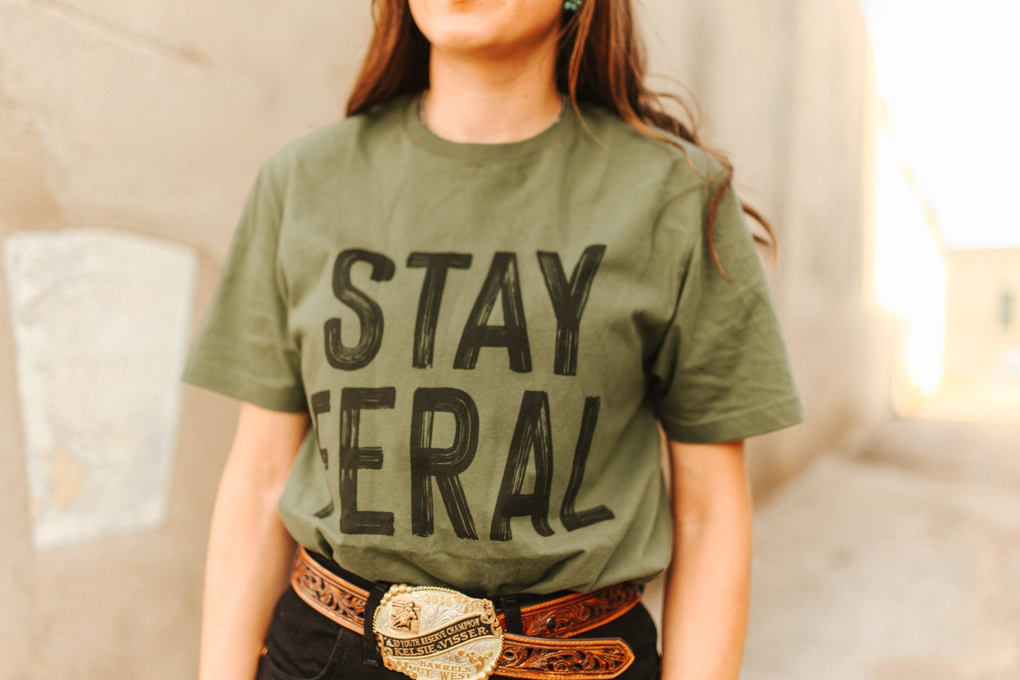 Stay Feral Graphic Tee Wild Junkie