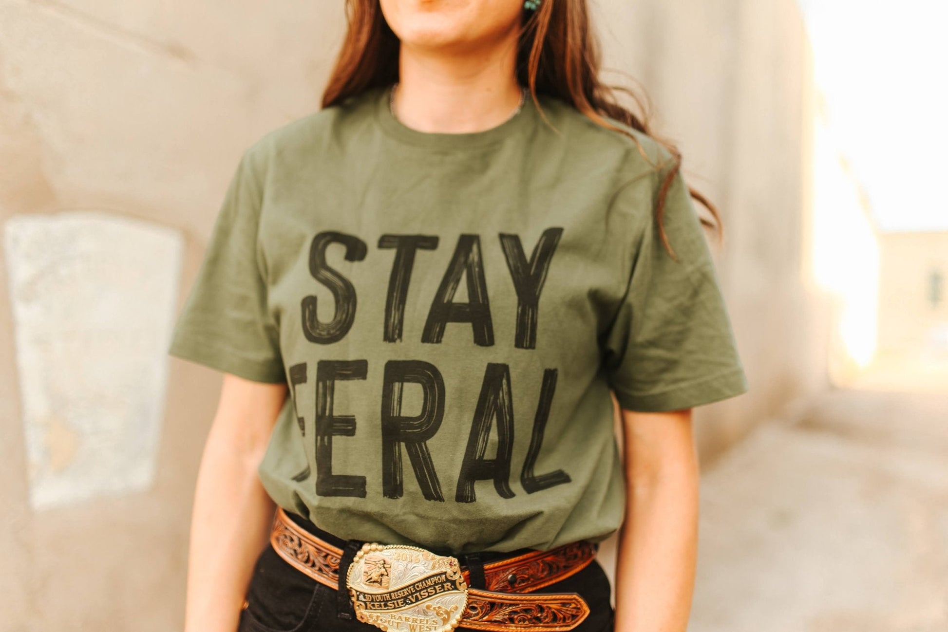 Stay Feral Graphic Tee Wild Junkie