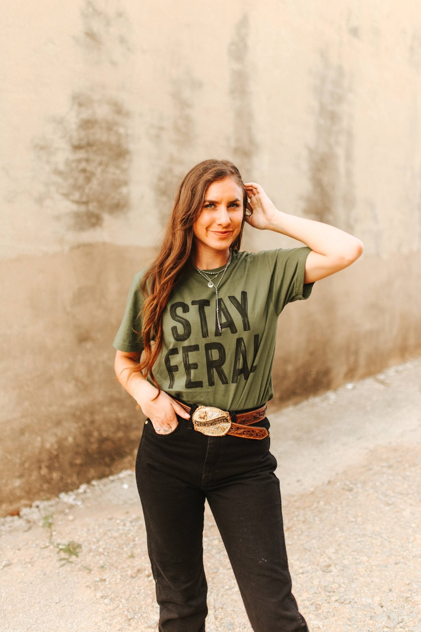 Stay Feral Graphic Tee Wild Junkie