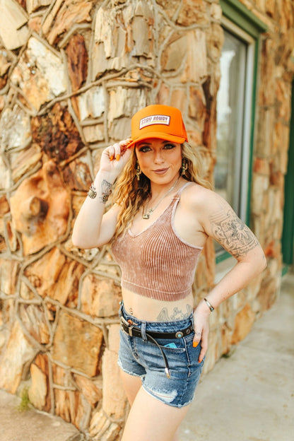 Stay Rowdy Trucker Hat Wild Junkie