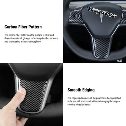 Steering Wheel Cover for Tesla Model 3 & Model Y 2017-2025.03 Tesery Official Store