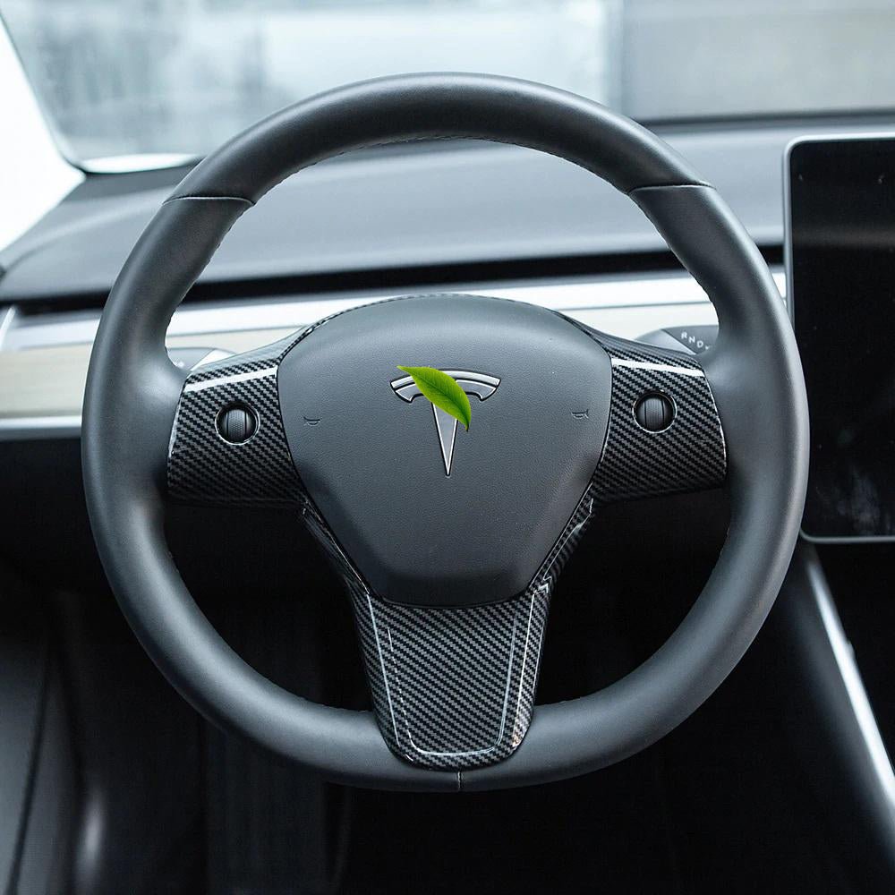 Steering wheel patch for Tesla Model 3 2021-2023.10 & Model Y 2020-2025.03 Tesery Official Store