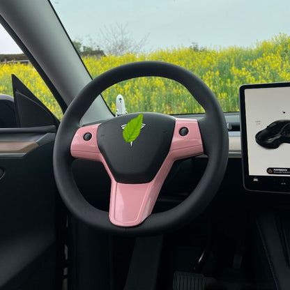 Steering wheel patch for Tesla Model 3 2021-2023.10 & Model Y 2020-2025.03 Tesery Official Store