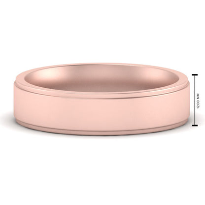 Steps Edge Comfort Fit Mens Band Fascinating Diamonds
